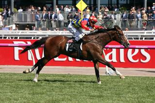Odeon (NZ) took out the James Boag's Premium Stakes in impressive style at Flemington. 